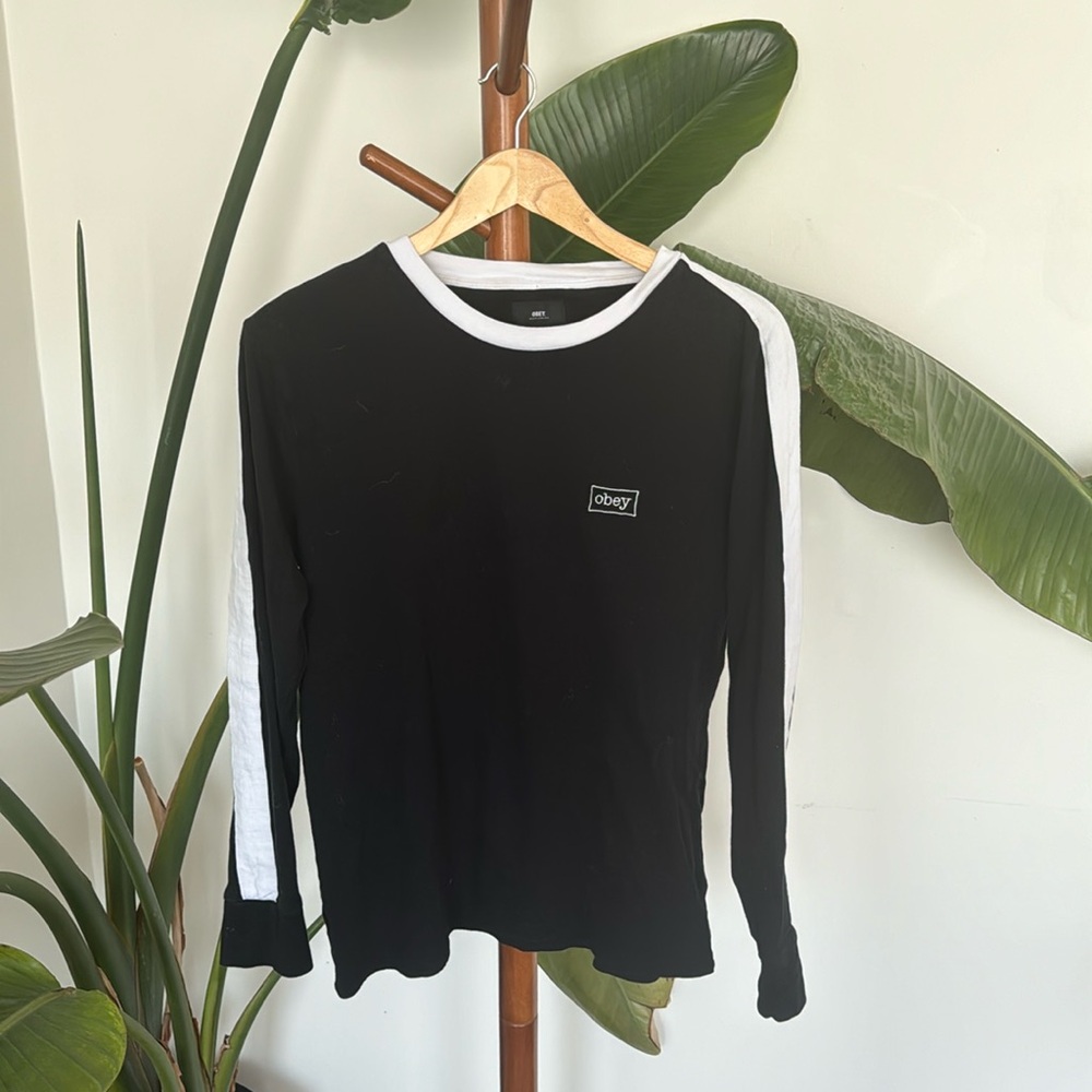 OBEY Long Sleeve T 100% Cotton